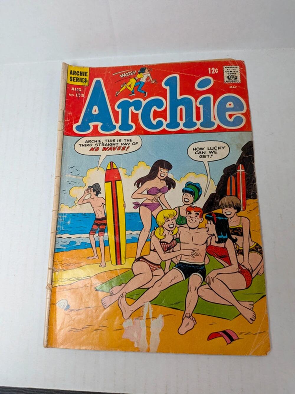 Vintage Archie series August #175 comic magazine